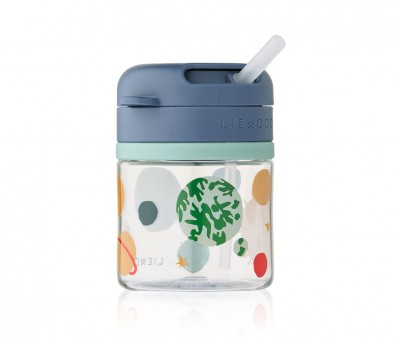 Vaso Tritán Con Pajita Pavia 280 ml Universe/Classic Navy