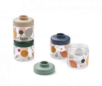 Pack 4 Dispensadores de Comida Dominique Universe/Classic Navy