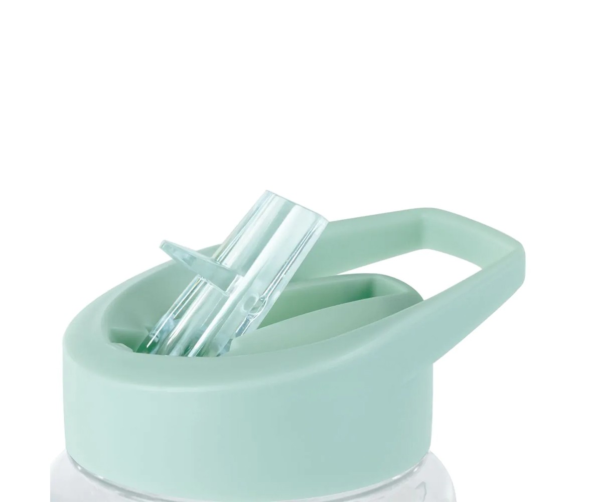 Gourde en Plastique avec Paille Kiddie Jungle Personnalisable