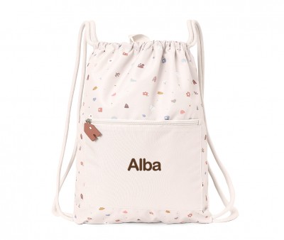 Mochila Saco Impermeable Geometric Nature Personalizable