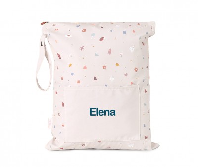 Bolsa Impermeable Grande Geometric Nature Personalizable