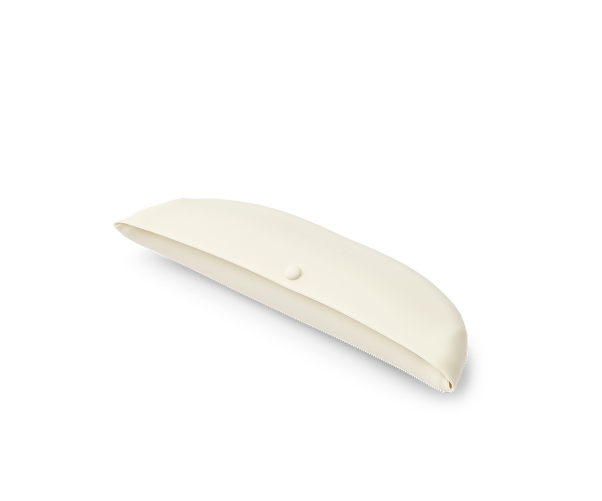 2 bavoirs en Silicone Ember Elephant/Creme de la Creme