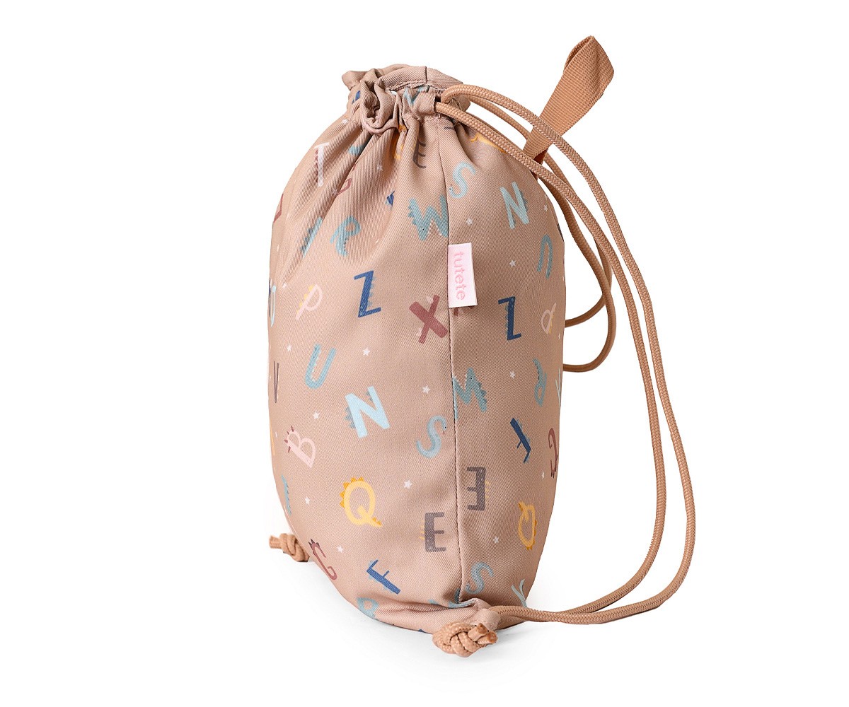 Sac à Dos Ficelle en Toile Funny Letters Personnalisable