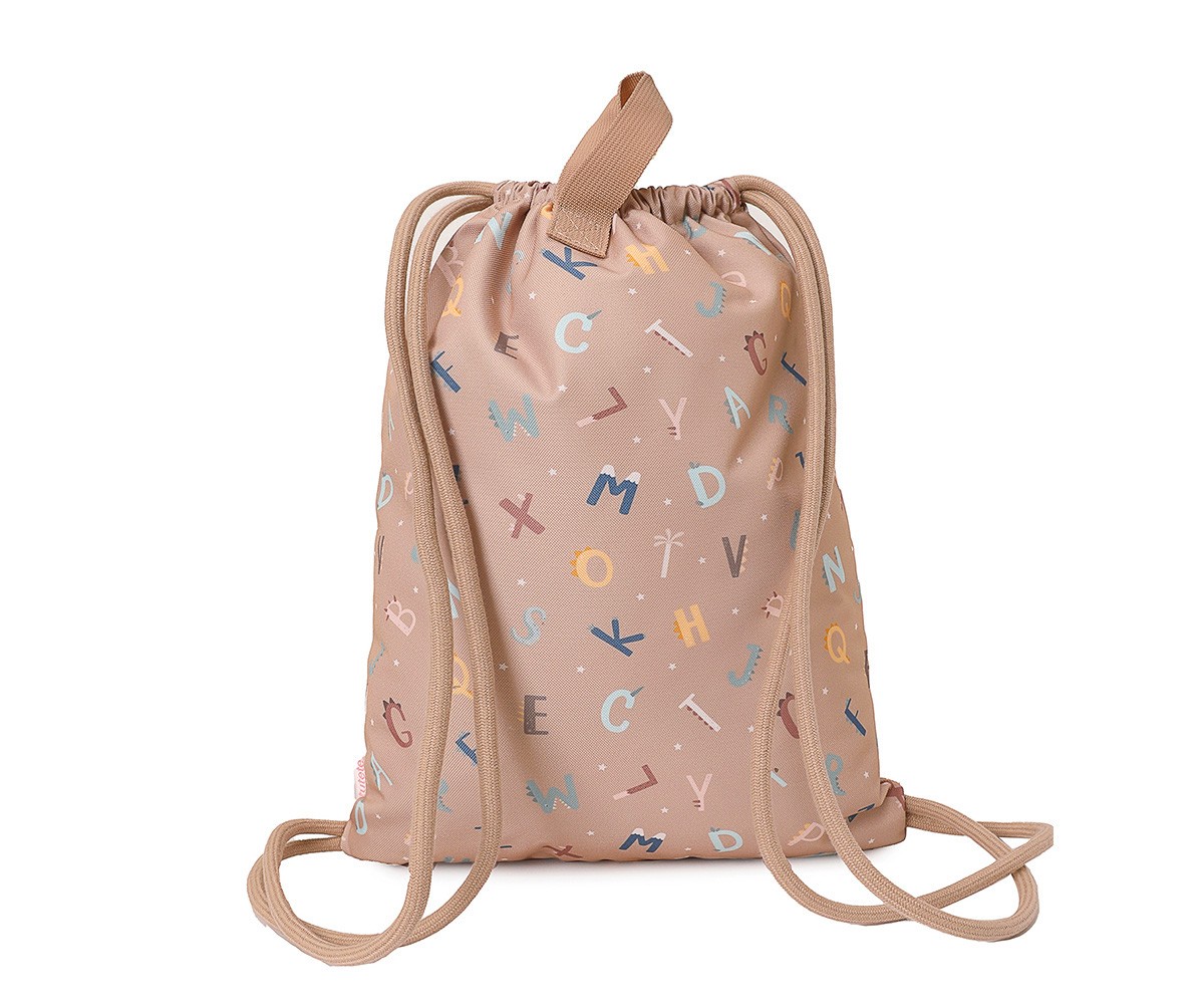 Sac à Dos Ficelle Imperméable Funny Letters Personnalisable