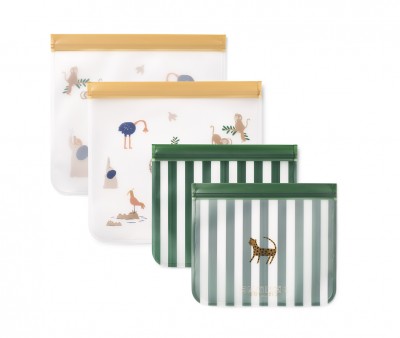 4 Bolsas Reutilizables Rebus All Together/Sandy