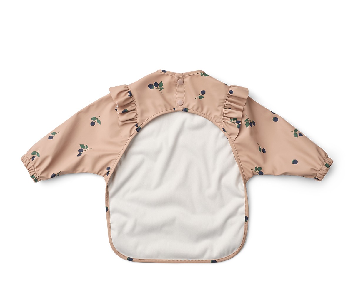 Babete Merle Berry/Pale Tuscany com mangas e folhos