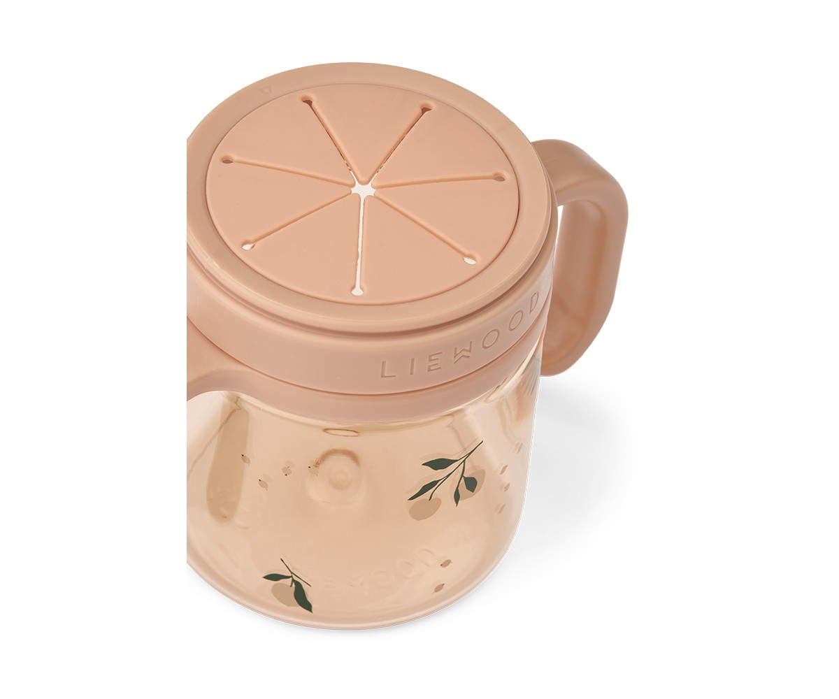 Gobelet Distributeur d\'Encas Enyo Peach/Sea Shell