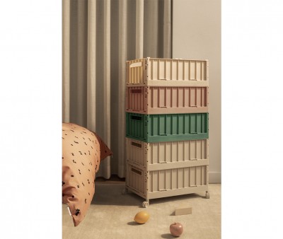 Caja de Almacenamiento Weston Grande con Ruedas Sandy