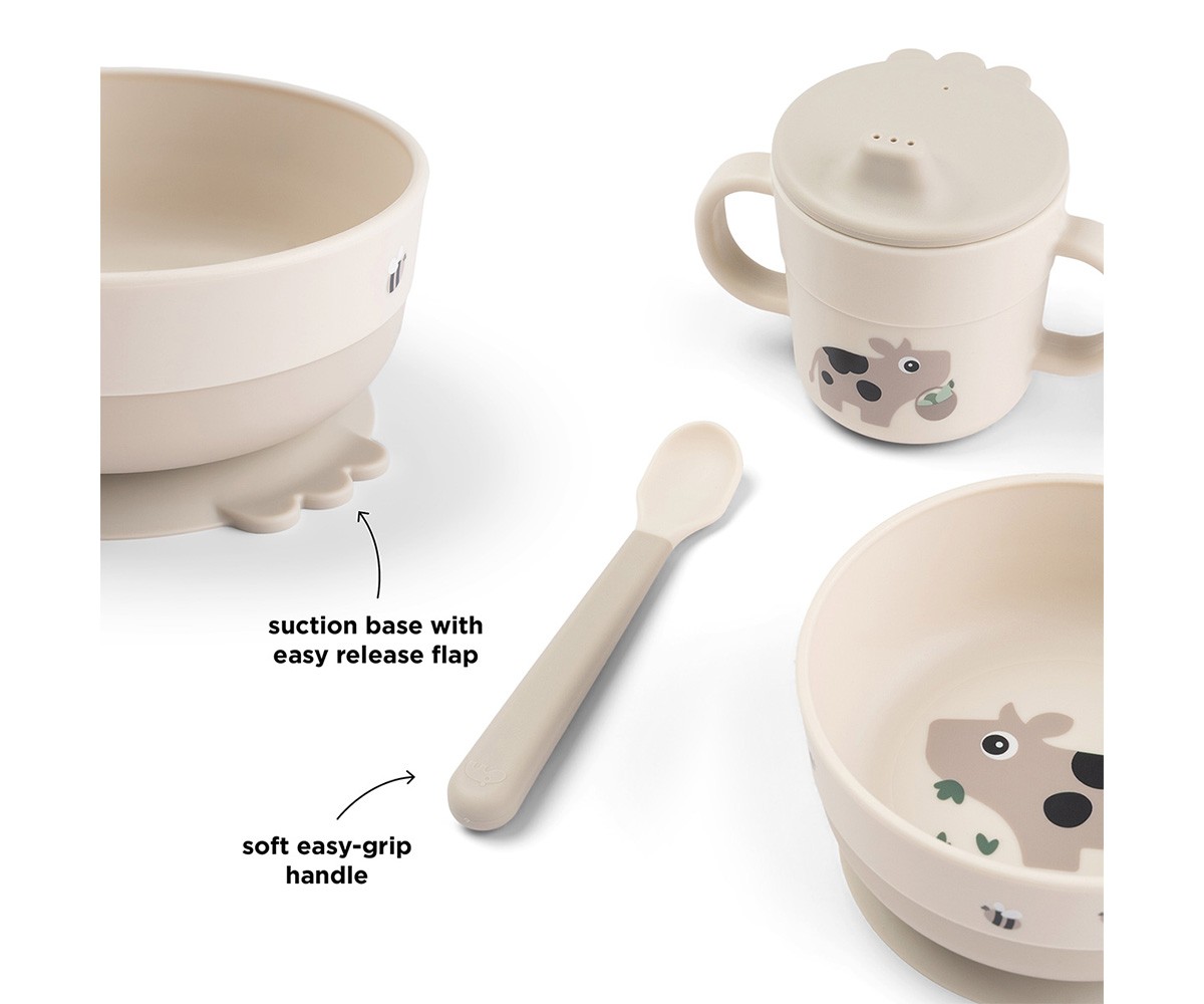 Set Primera Vajilla Foodie Tiny Farm Sand