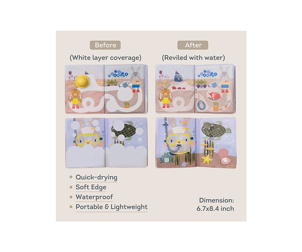 Magic Book Peek-A-Boo Coloring Water