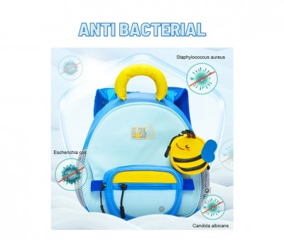 Mochila infantil com pochete e mealheiro Fox