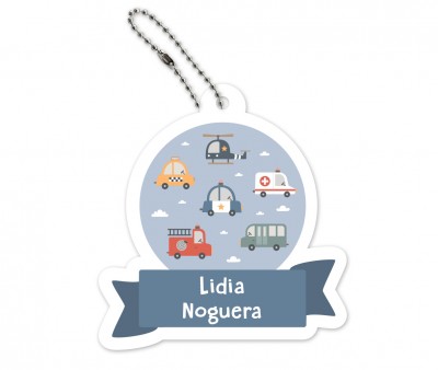 Llavero Mochila City Cars