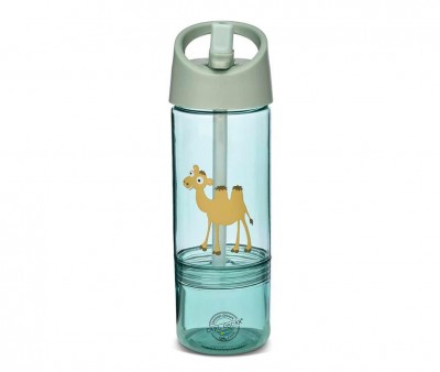 Gourde Tritan 2 en 1 Camel Green