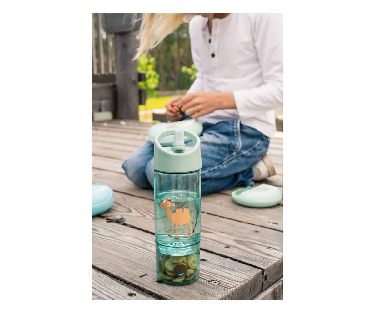 Borraccia Tritan + Snack Cammello 300ml