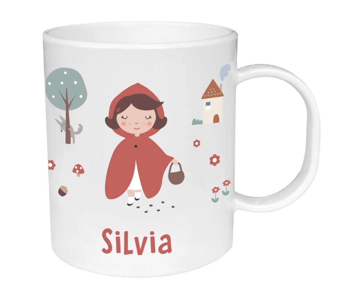 Tasse en Plastique Personnalisée Little Red