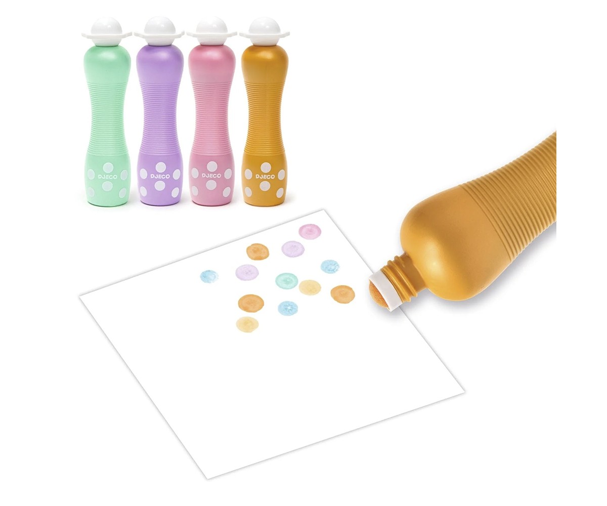 4 Marqueurs Gros Pois Pearly