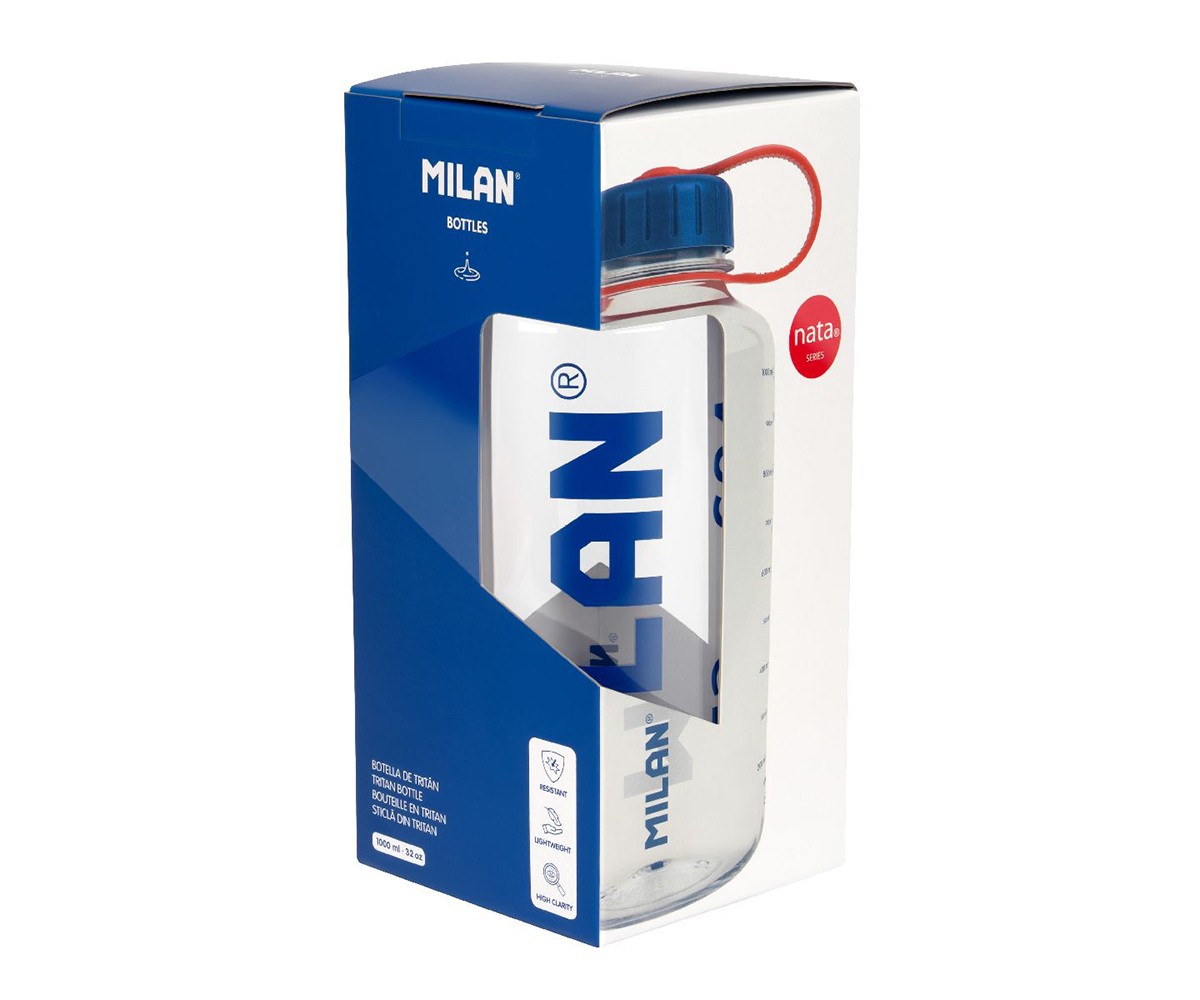 Botella Tritán 1L Nata® 624 Transparente