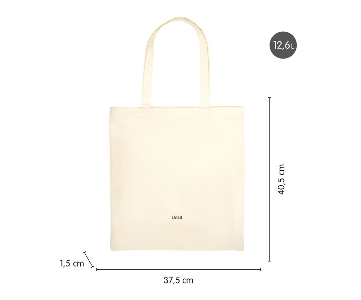 Tote Bag Personnalisable Collection 430 Since 1918 Beige