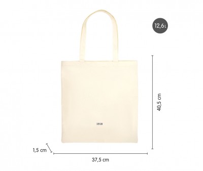 Bolsa Tote Bag Personalizable Colección 430 Since 1918 Beige