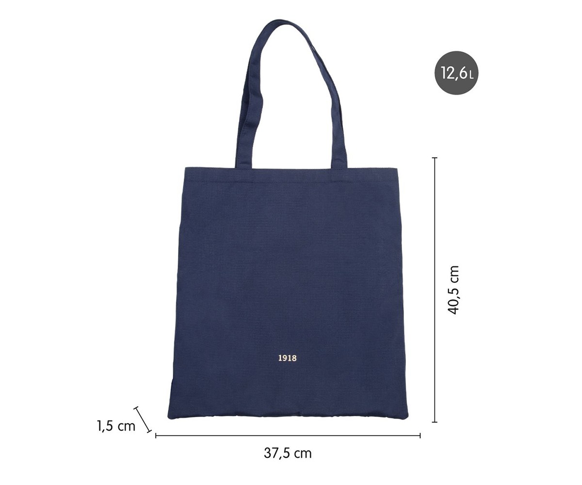 Tote Bag Personnalisable Collection 430 Since 1918 Bleu Marine