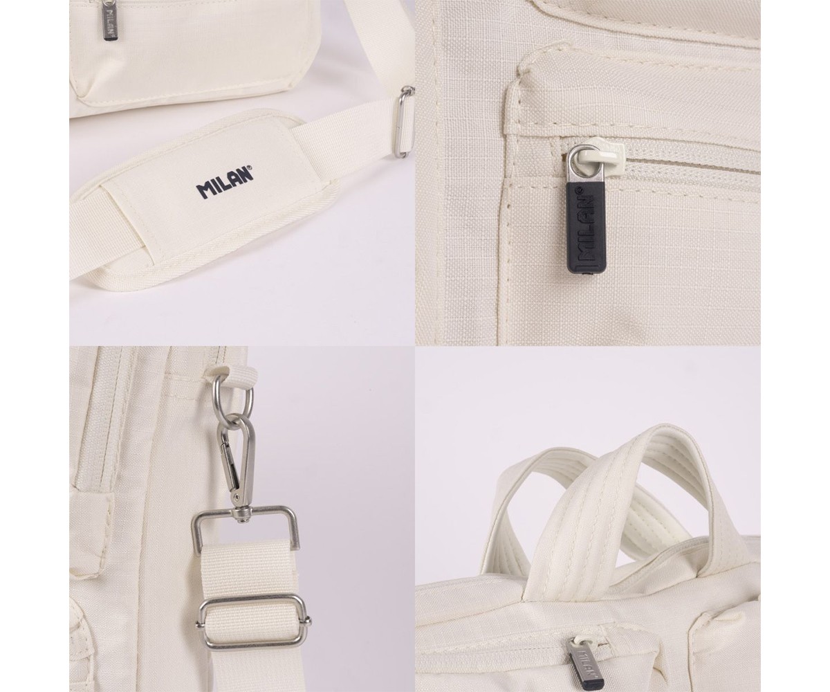 Borsa PC Portatile Beige Collezione 430 Milan Since 1918