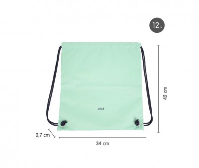 Mochila Saco Personalizable Colección 430 Since 1918 Verde