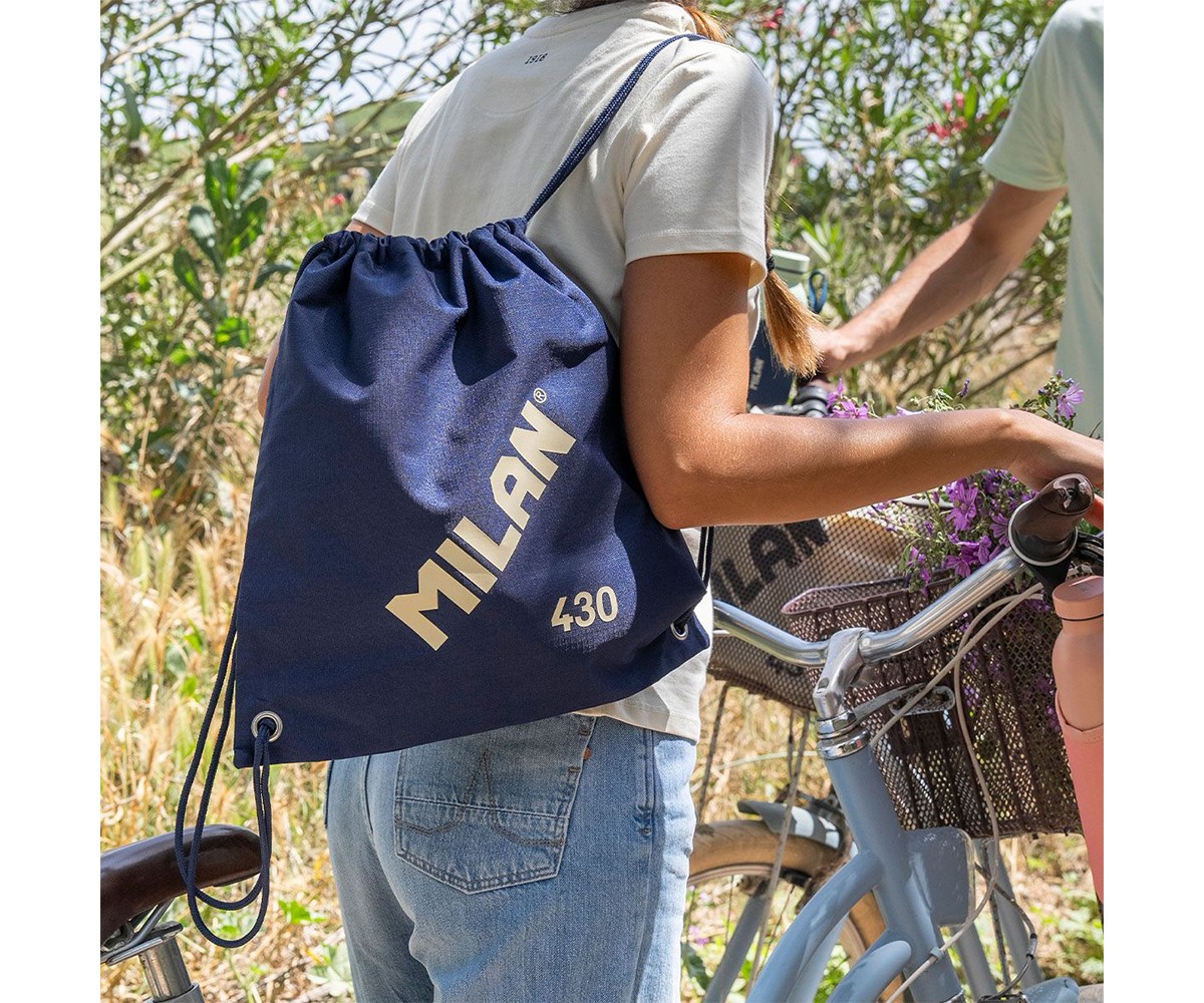 Sacca-Zaino Personalizzabile Blu Collezione 430 Milan Since 1918