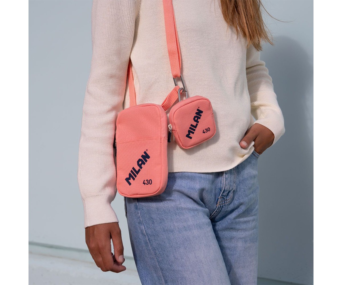 Petit Sac à Bandoulière Collection 430 Since 1918 Rose