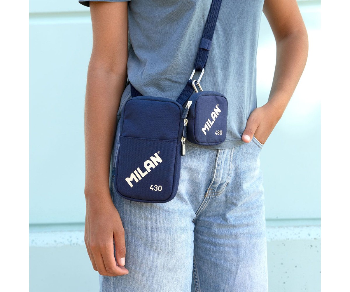 Petit Sac à Bandoulière Collection 430 Since 1918 Bleu Marine