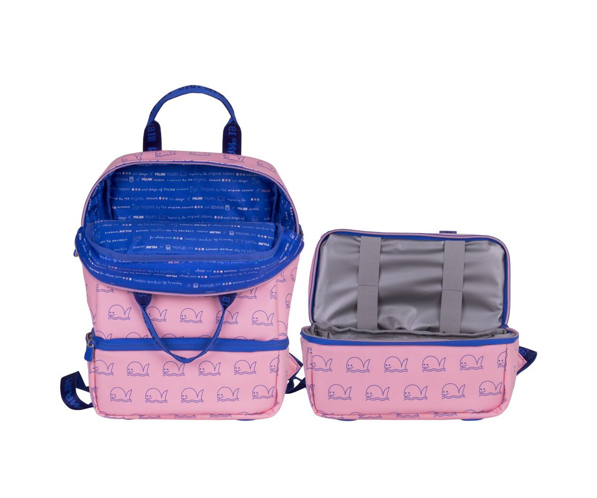 Mochila Infantil con Compartimento Térmico Rosa Colección 460 Since 1918