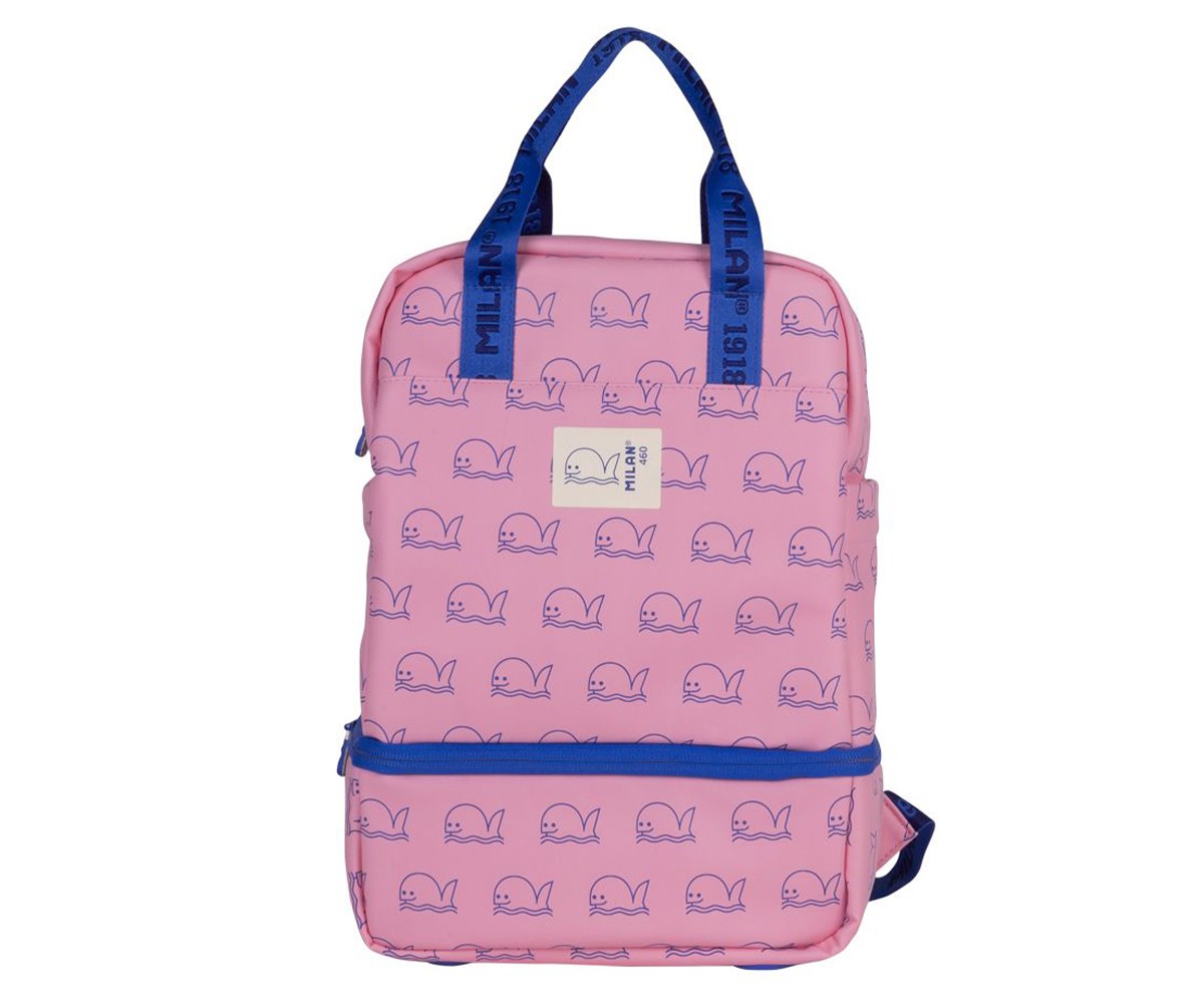 Mochila Infantil con Compartimento Térmico Rosa Colección 460 Since 1918