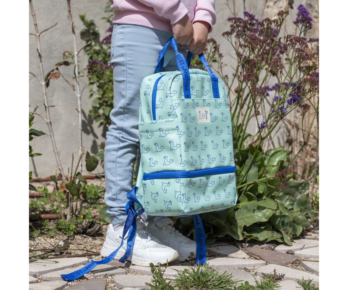 Mochila Infantil con Compartimento Térmico Verde Colección 460 Since 1918