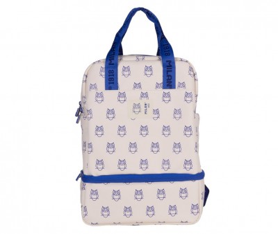 Mochila Infantil con Compartimento Térmico Beige Colección 460 Since 1918