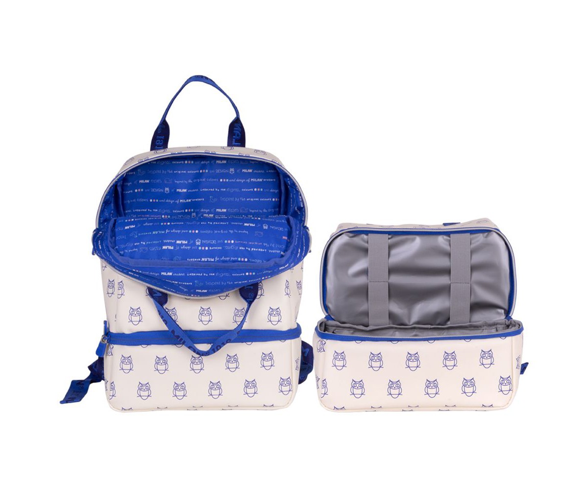 Mochila Infantil con Compartimento Térmico Beige Colección 460 Since 1918