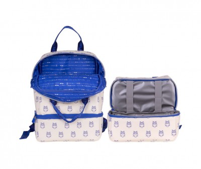 Mochila Infantil con Compartimento Térmico Beige Colección 460 Since 1918