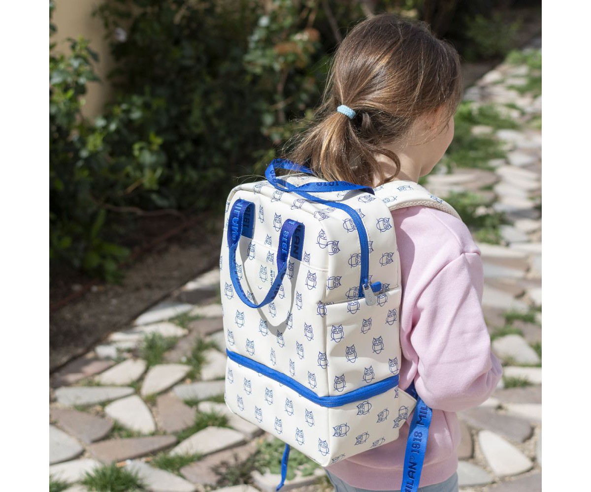 Mochila Infantil con Compartimento Térmico Beige Colección 460 Since 1918