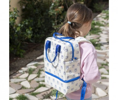 Mochila Infantil con Compartimento Térmico Beige Colección 460 Since 1918