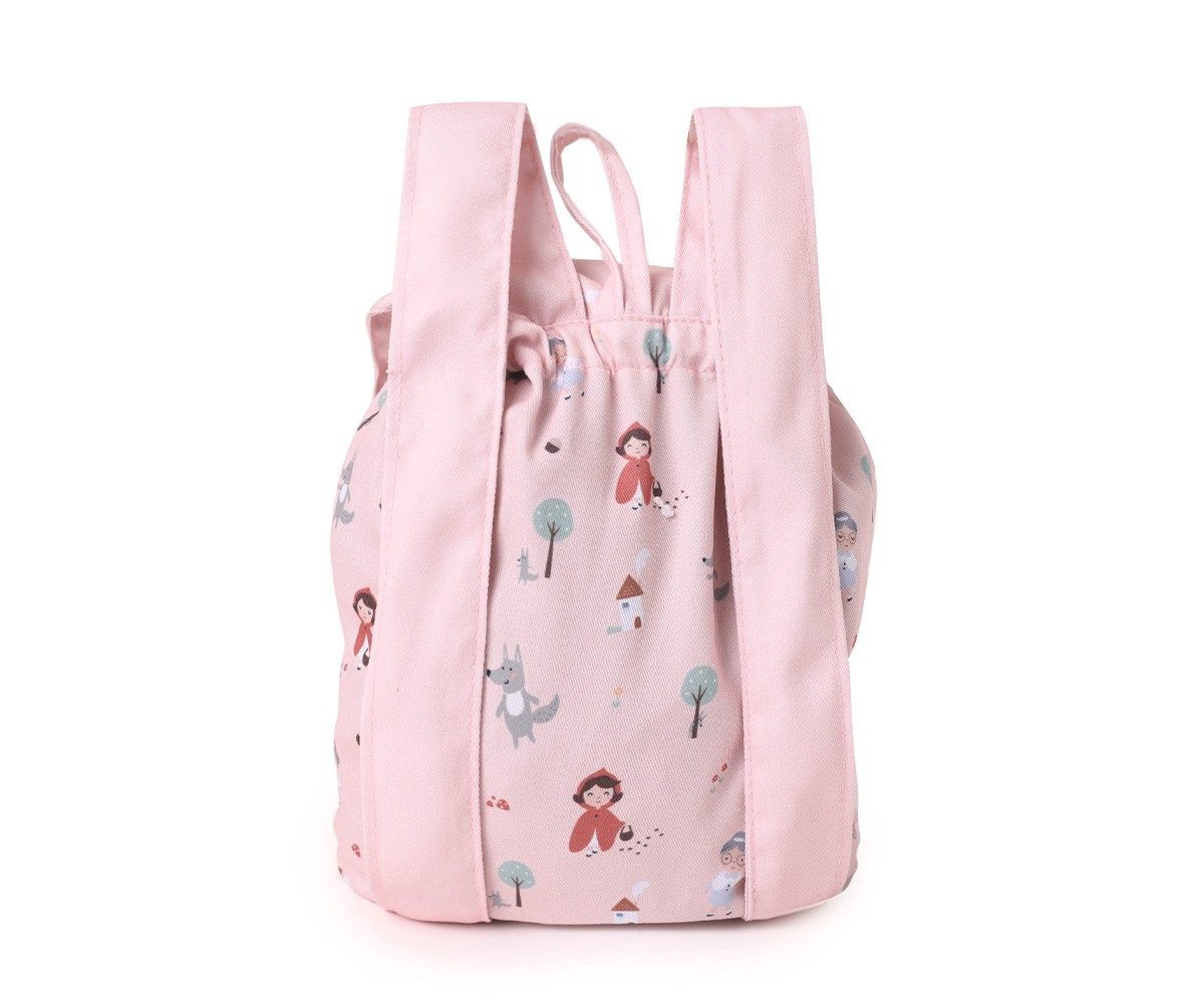 Mochila Pequeña Tela Little Red Personalizable