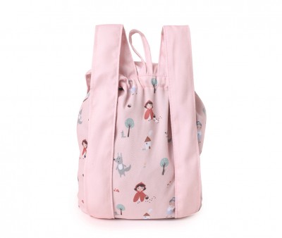 Mochila Pequeña Tela Little Red Personalizable