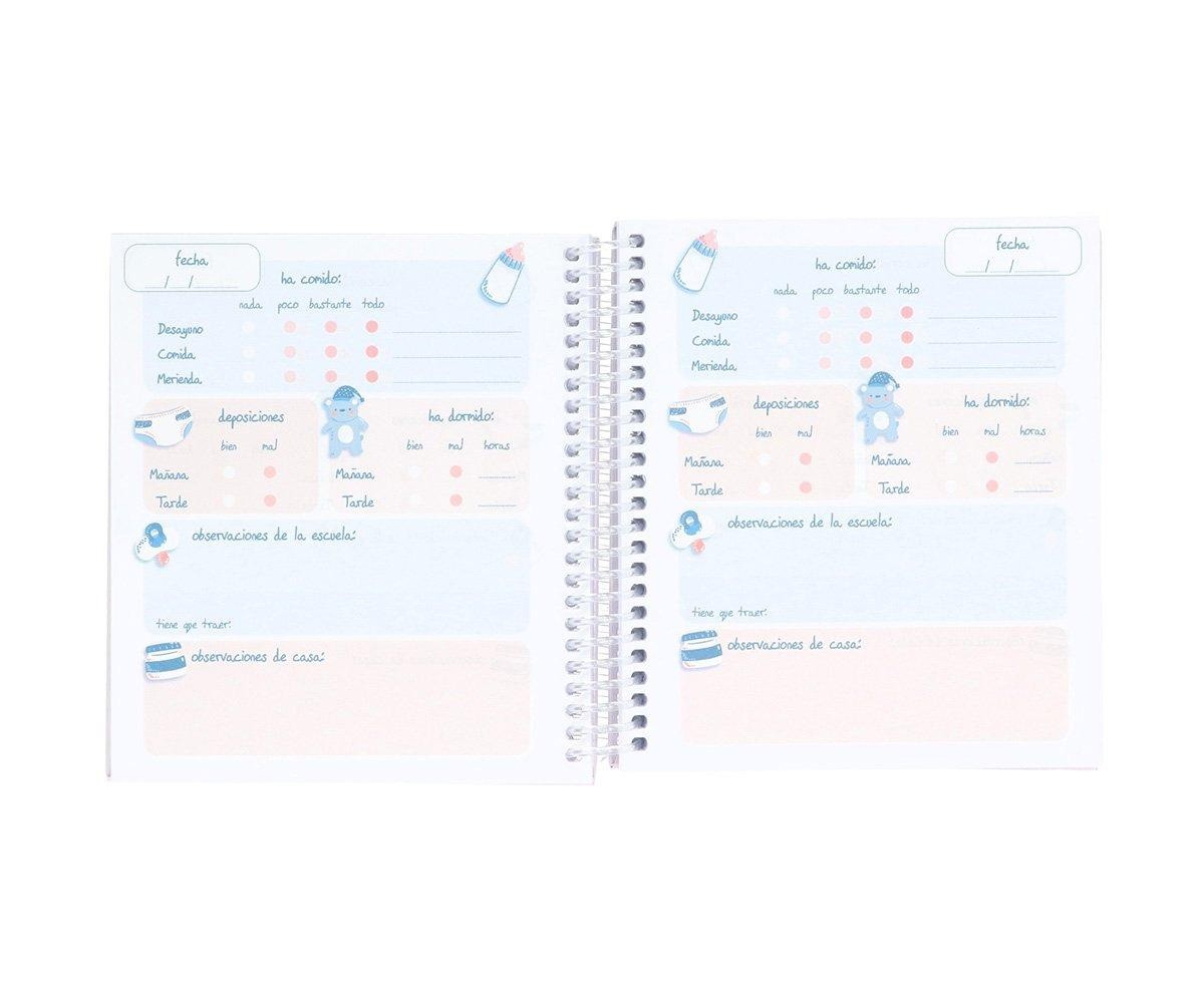 Pequeña Agenda Guardería Personalizable Funny Letters