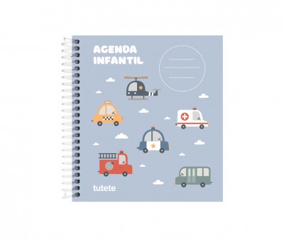 Pequeña Agenda Guardería Personalizable City Cars