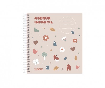 Pequeña Agenda Guardería Personalizable Geometric Nature