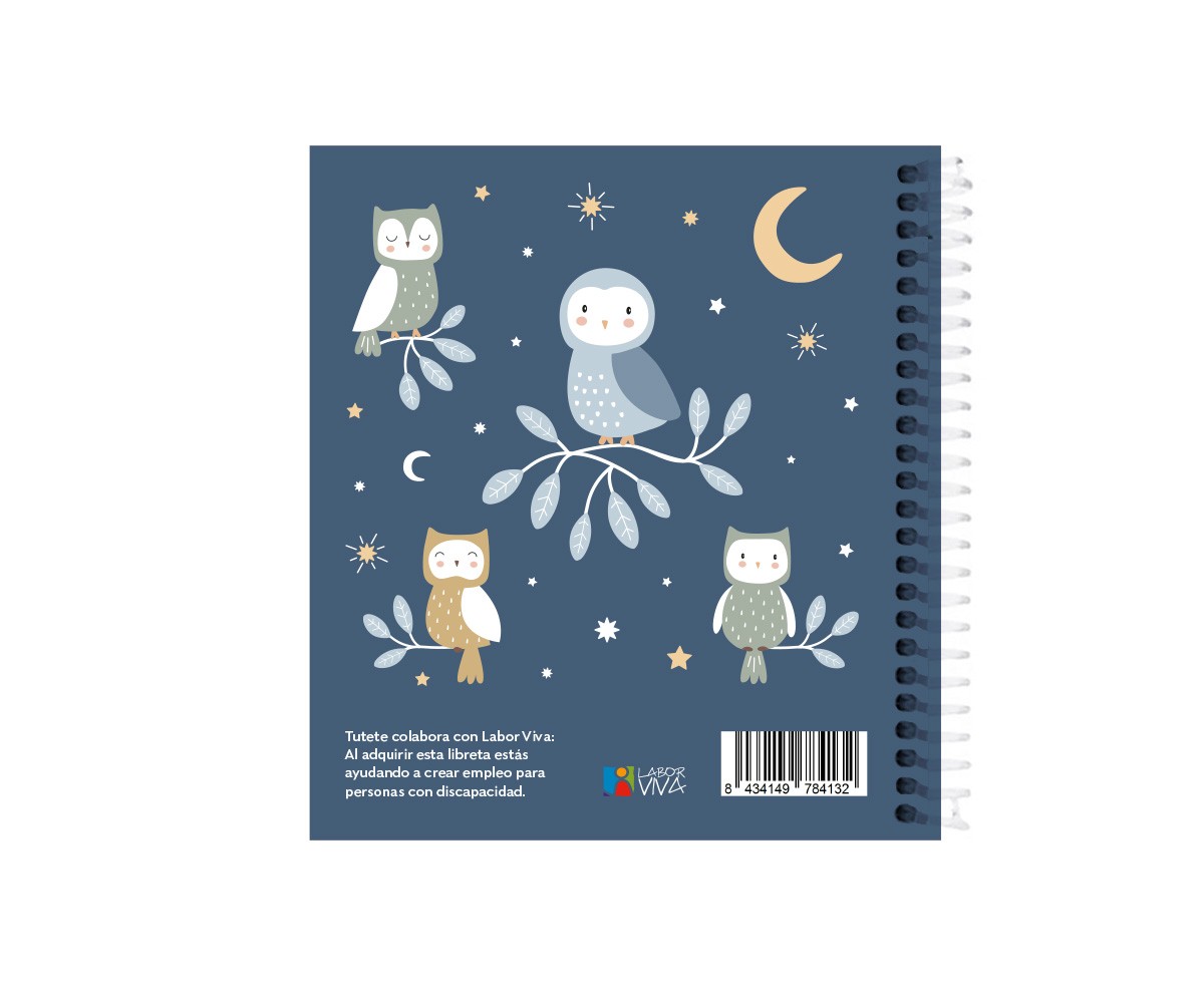 Pequeña Agenda Guardería Personalizable Magical Forest