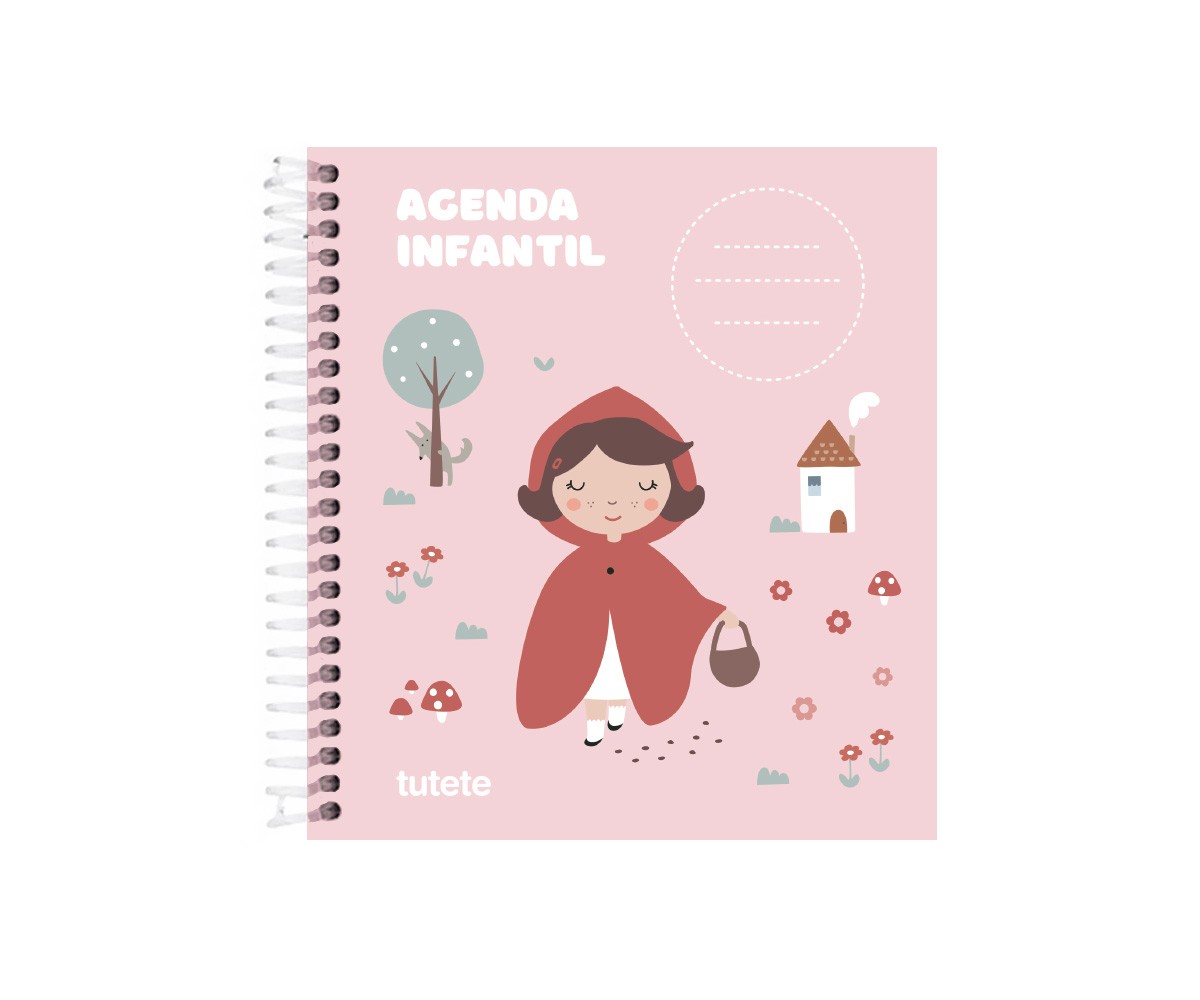 Pequeña Agenda Guardería Personalizable Little Red