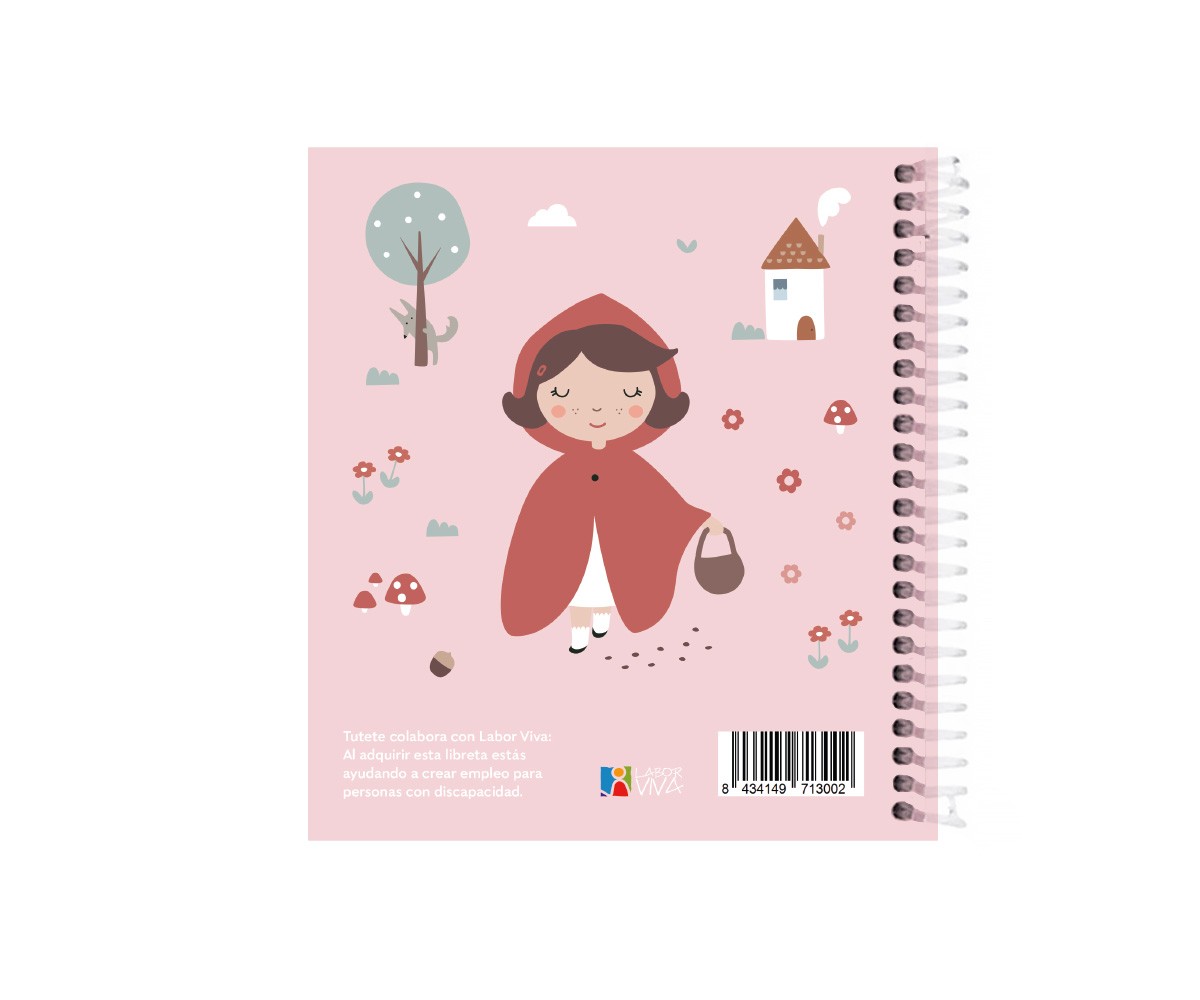 Pequeña Agenda Guardería Personalizable Little Red