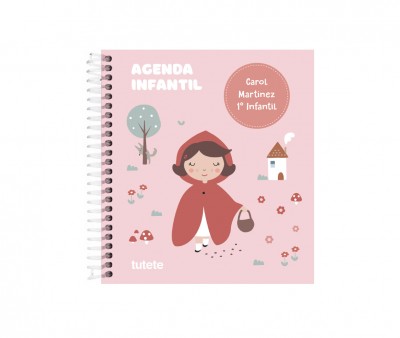 Pequeña Agenda Guardería Personalizable Little Red