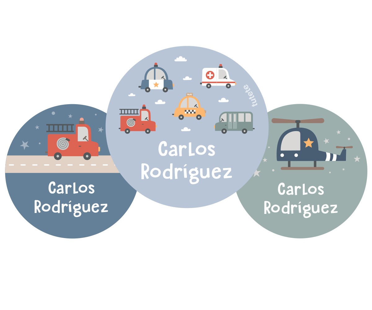 Pack 3 Chapas Personalizadas City Cars