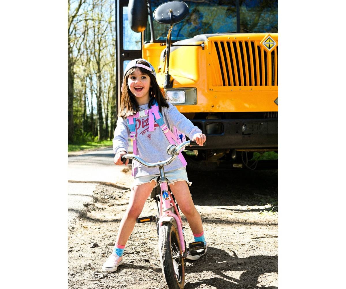 Mochila infantil personalizável Dancing Hearts