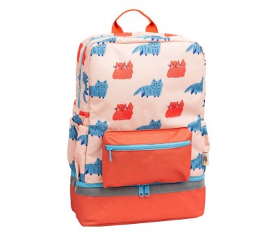 Mochila Escolar con Compartimento Térmico Meowtiful Cats Personalizable