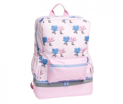 Zaino Scuola con Spazio Termico Dancing Hearts Personalizzabile